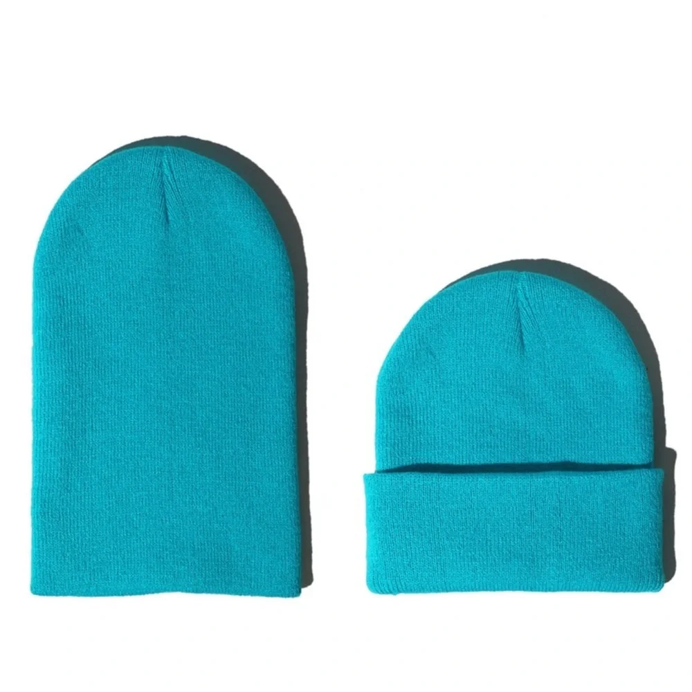 Bright turquoise Beanie Took Winter Hat New